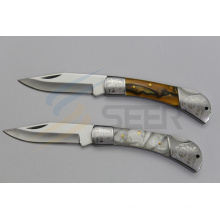 7" Resin Handle Pocket Knife (SE-126)